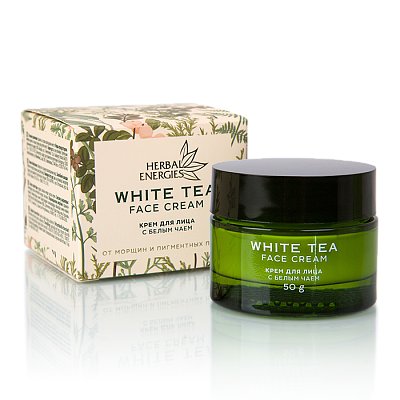 КРЕМ ЗА ЛИЦЕ С БЯЛ ЧАЙ „HERBAL ENERGIES“, 50 ГР