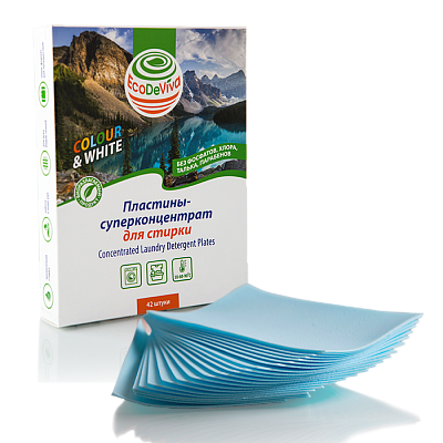 КОНЦЕНТРИРАНИ ЛИСТОВЕ ЗА ПРАНЕ „ECODEVIVA“ 42 БР.