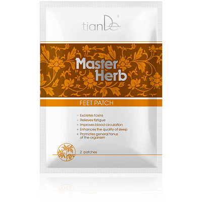 ДЕТОКС ПЛАСТИР ЗА КРАКА „MASTER HERB”, 2 БР
